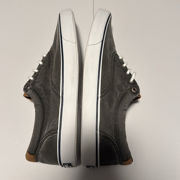 Sperry Gray and Brown Sneakers with Canvas Upper - Picture 5 of 7